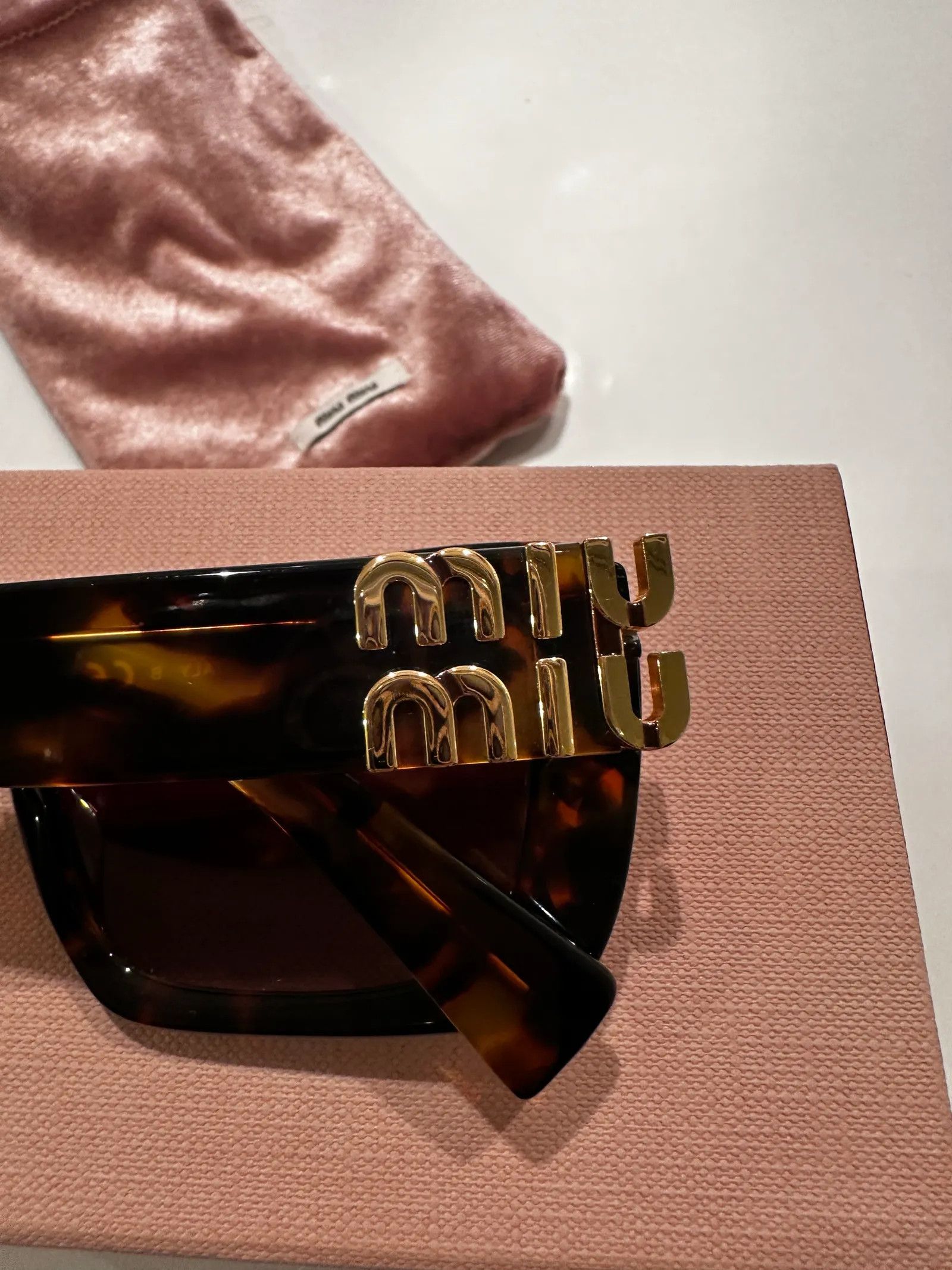 Miu Miu Miu Miu Miu Miu MU 07YS Sunglasses Size ONE SIZE - 2 Thumbnail