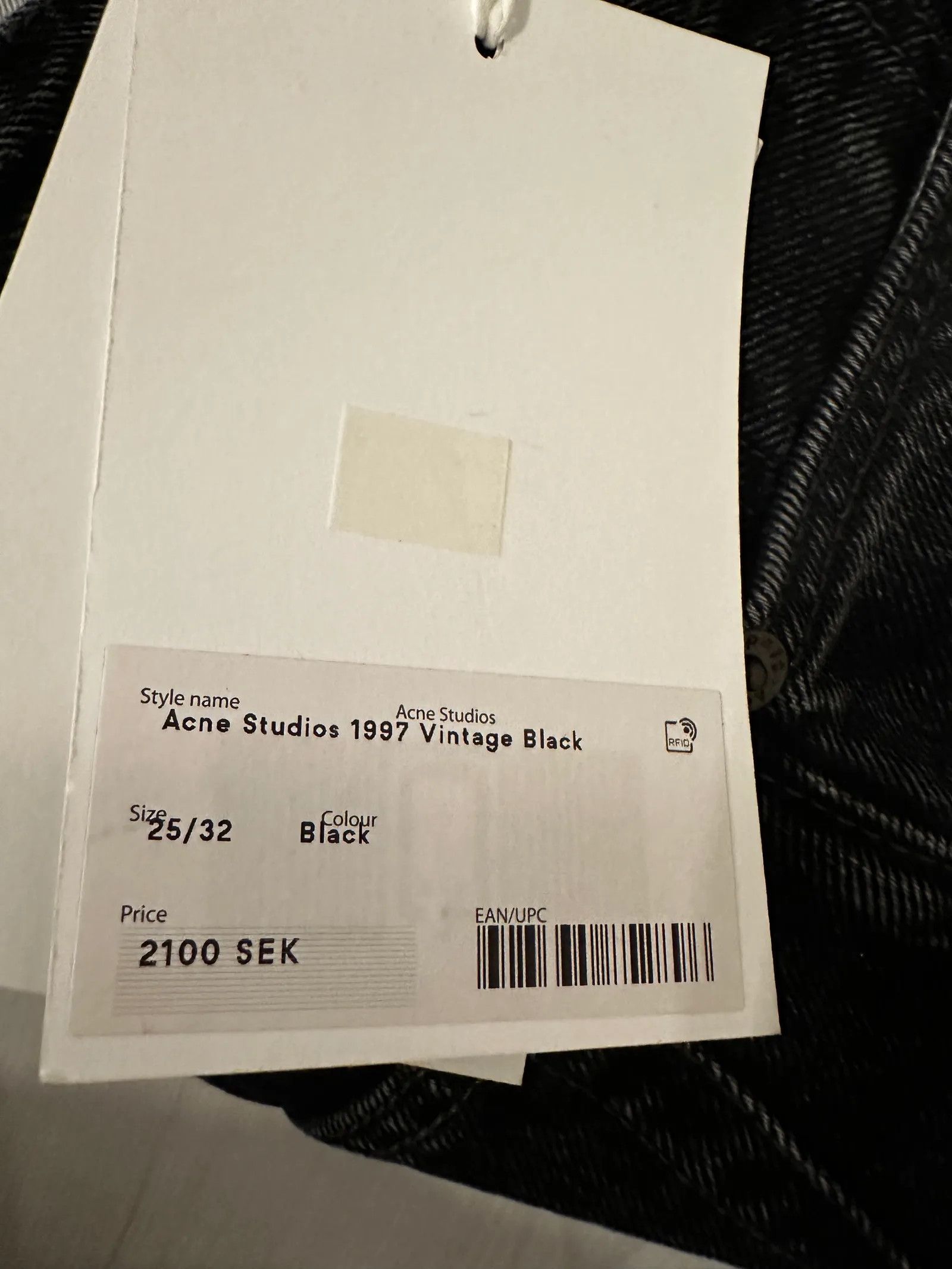 Acne Studios Acne Studios 1997 Vintage Black Jeans Size 25" / US 0 / IT 36 - 6 Thumbnail