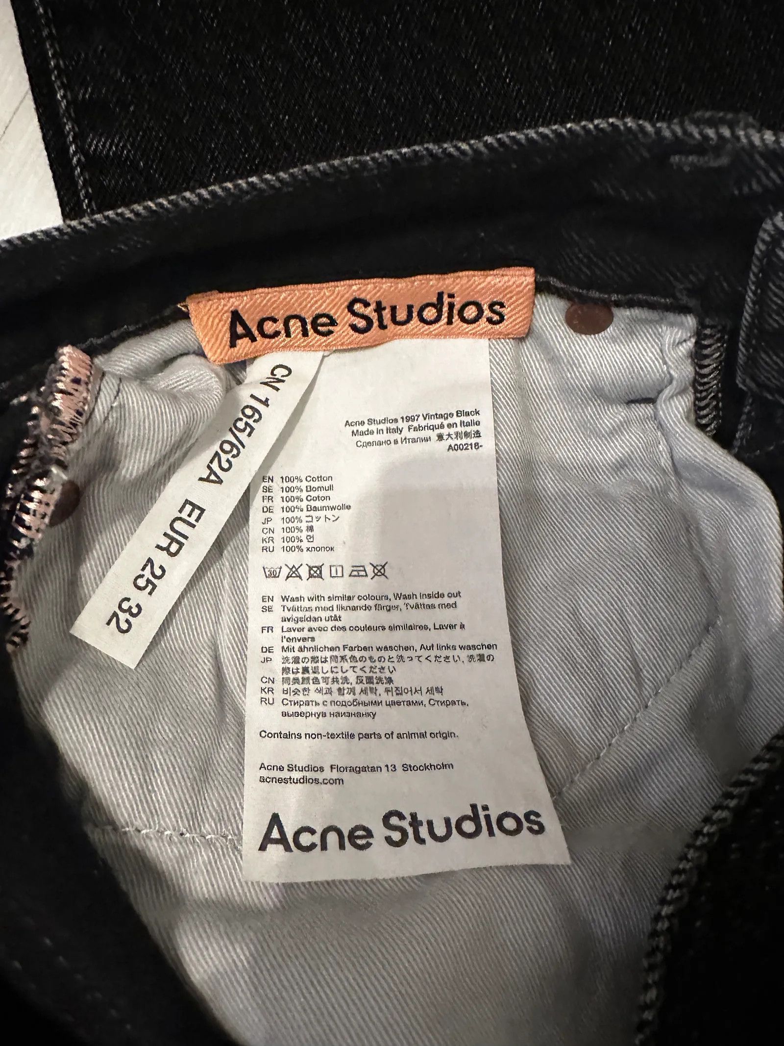 Acne Studios Acne Studios 1997 Vintage Black Jeans Size 25" / US 0 / IT 36 - 5 Thumbnail