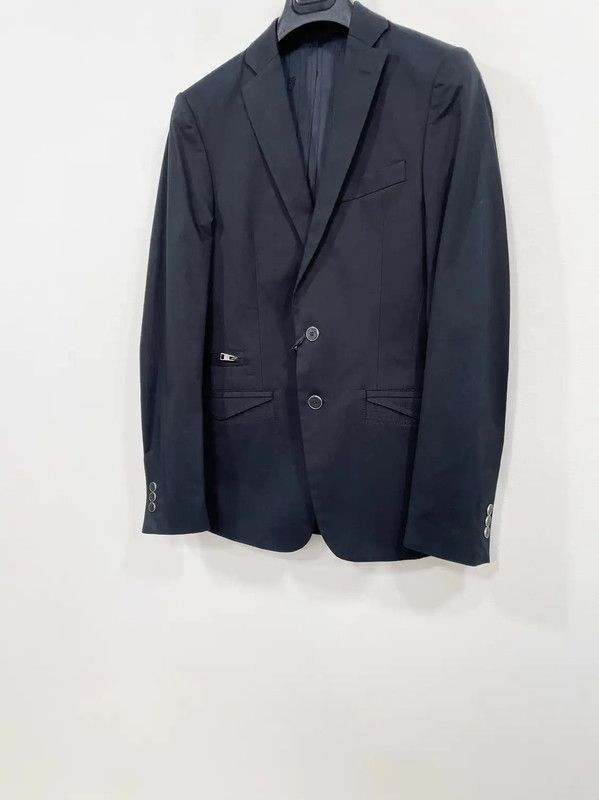 Versace Versace Black Men's Long Sleeve Short Jacket 0089 Size US XS / EU 42 / 0 - 3 Thumbnail