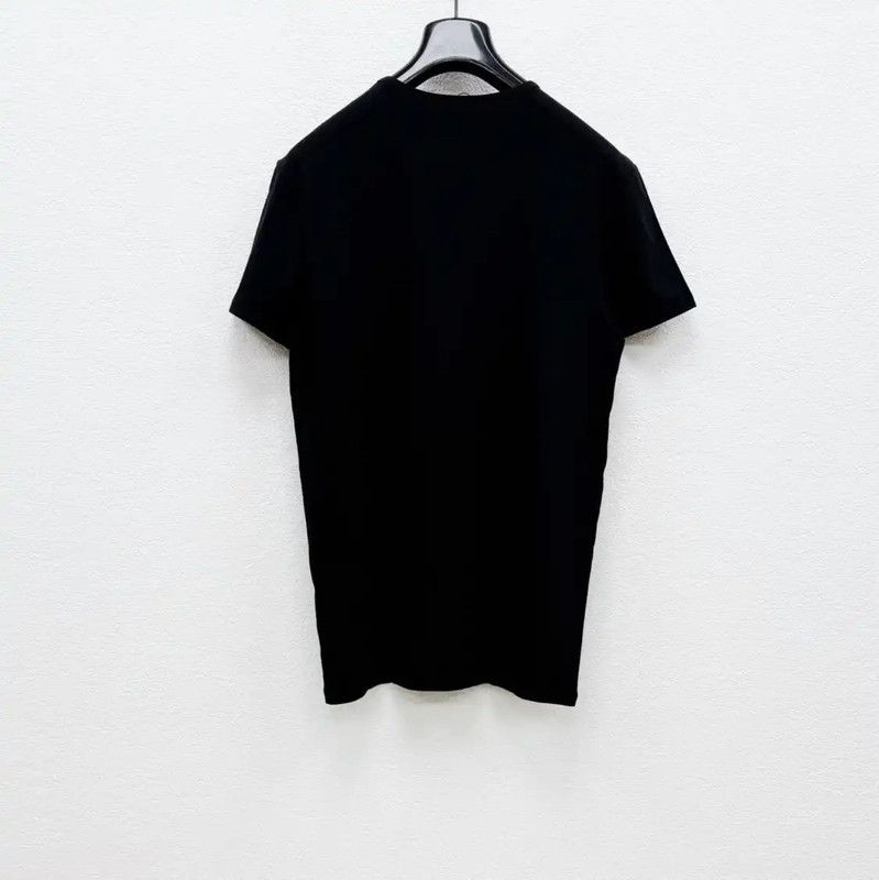 Versace Versace Black Cotton Short Sleeve T-Shirt 0089 Size US M / EU 48-50 / 2 - 4 Thumbnail