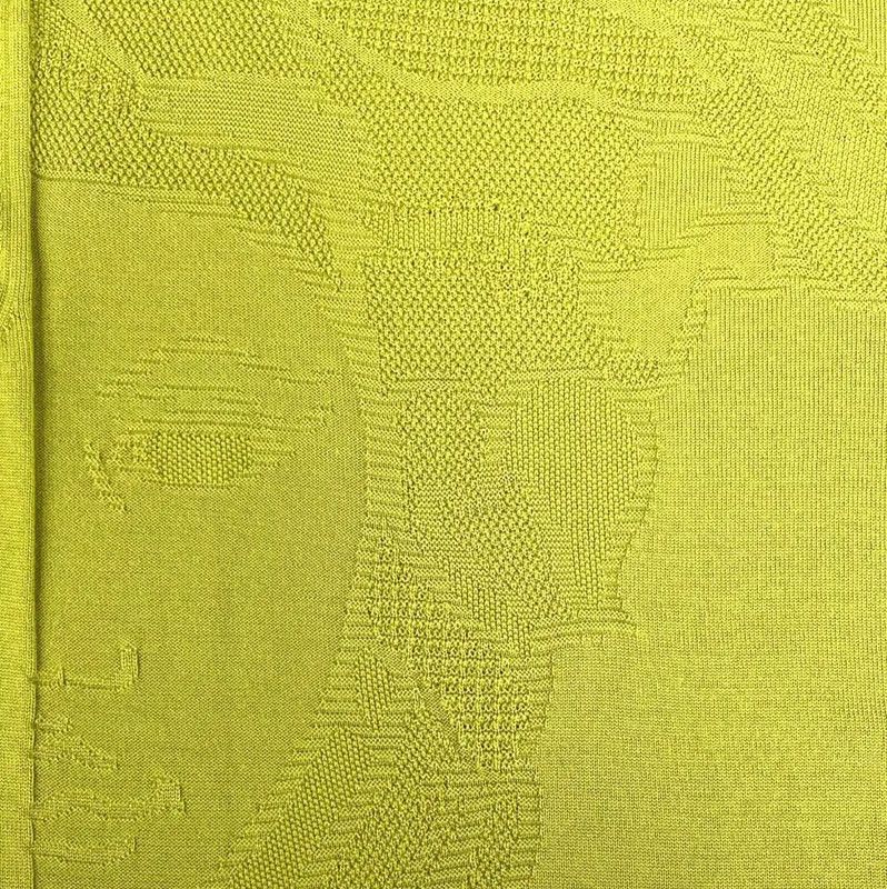 Versace Versace L Size Yellow Long Sleeve Sweater 0089 Size US L / EU 52-54 / 3 - 4 Thumbnail