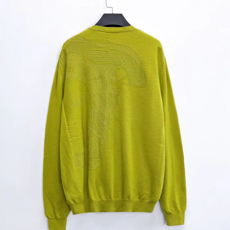Versace Versace L Size Yellow Long Sleeve Sweater 0089 Size US L / EU 52-54 / 3 - 2 Thumbnail
