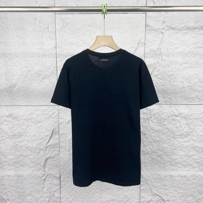 Versace Versace Men's Black Cotton T-Shirt 0089 Size US S / EU 44-46 / 1 - 2 Thumbnail