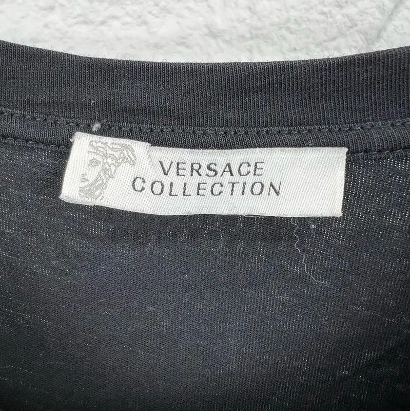 Versace Versace Men's Black Cotton T-Shirt 0089 Size US S / EU 44-46 / 1 - 3 Thumbnail