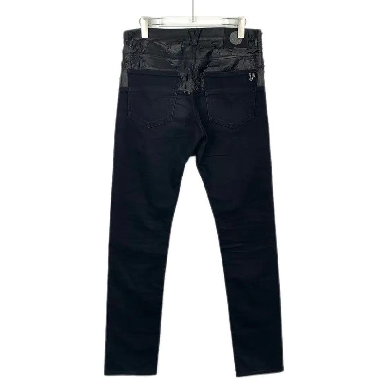 Versace Versace Black Cotton Casual Pants for Men 0089 Size US 26 / EU 42 - 2 Thumbnail
