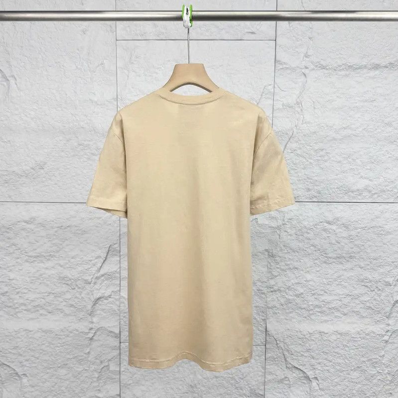 Versace Versace Beige Cotton Men's T-Shirt 0089 Size US L / EU 52-54 / 3 - 2 Thumbnail