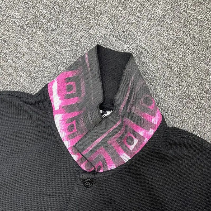Versace Versace Black Medusa Logo Short Sleeve Polo Shirt 0089 Size US XL / EU 56 / 4 - 4 Thumbnail
