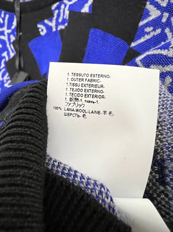 Versace Versace Blue Wool Long Sleeve Sweater 0089 Size US XL / EU 56 / 4 - 7 Thumbnail
