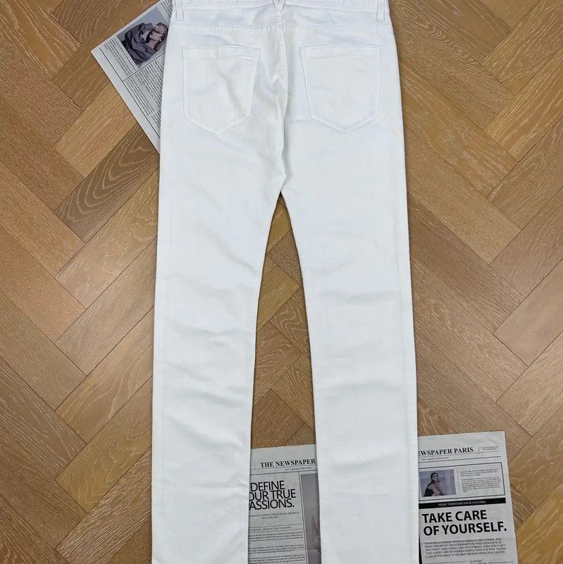 Versace Versace Casual White Denim Pants for Men 0089 Size US 34 / EU 50 - 2 Thumbnail
