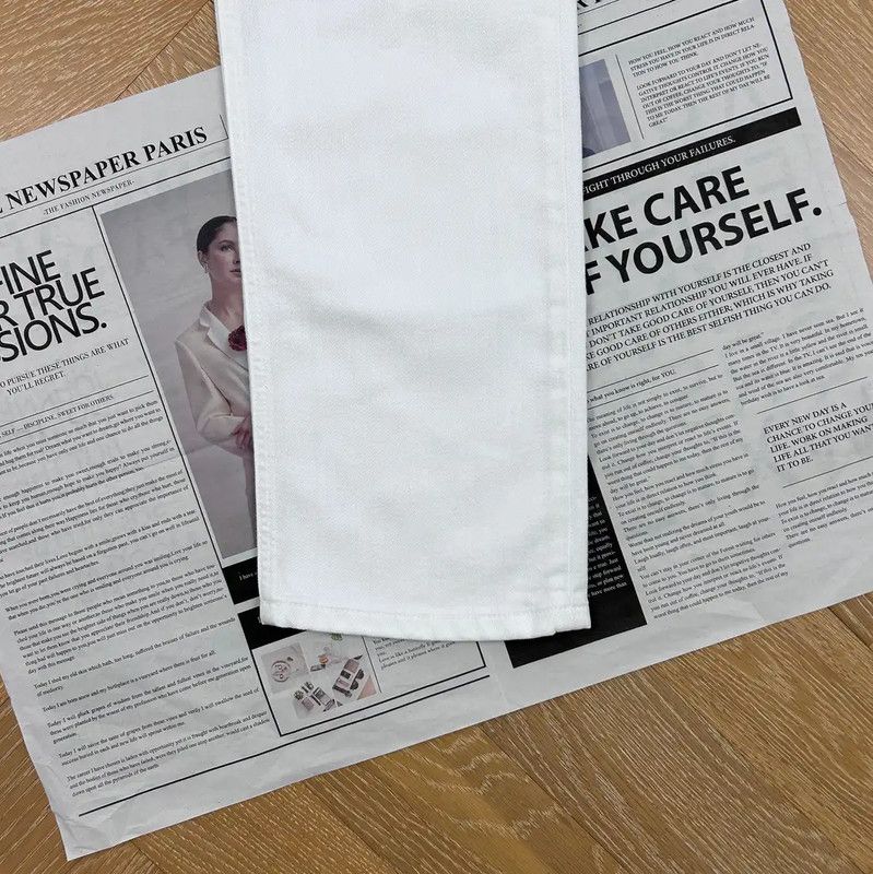 Versace Versace Casual White Denim Pants for Men 0089 Size US 34 / EU 50 - 3 Thumbnail