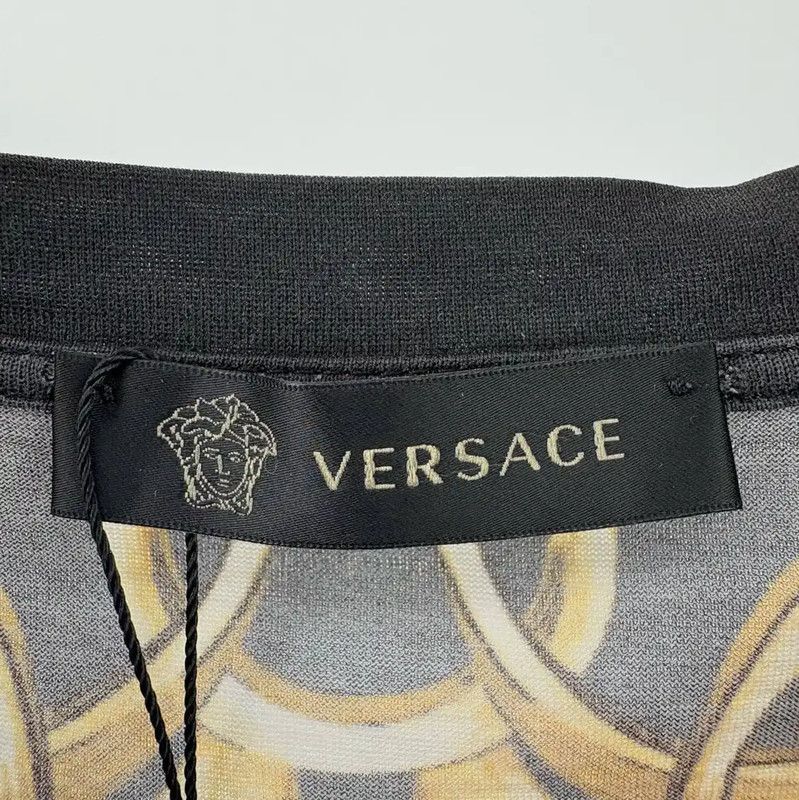 Versace Versace Men's Yellow Printed T-Shirt 0089 Size US S / EU 44-46 / 1 - 3 Thumbnail
