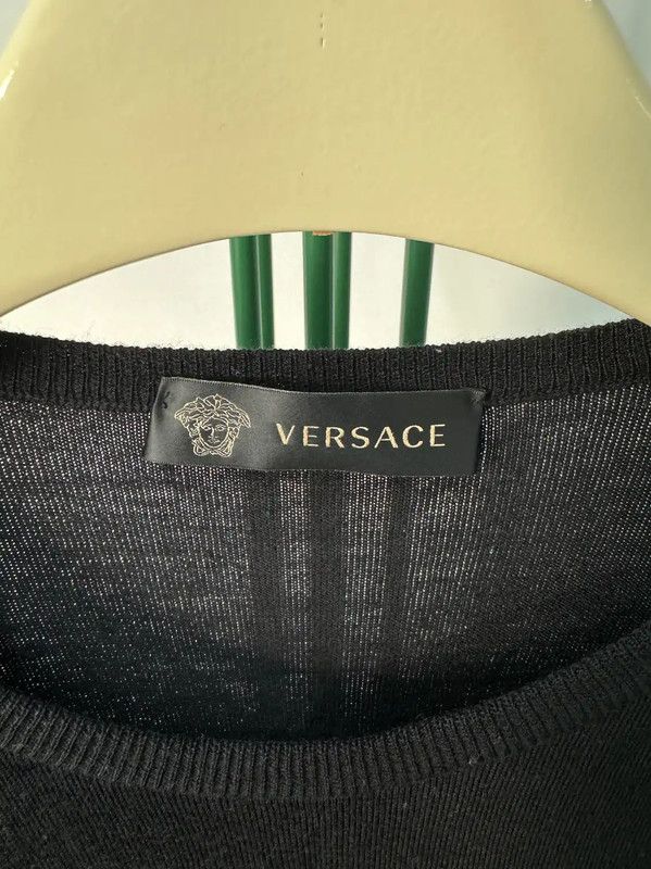 Versace Versace Black Medusa Long Sleeve Pullover 0089 Size US L / EU 52-54 / 3 - 3 Thumbnail