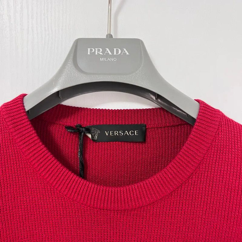 Versace Versace Long Sleeve Cotton Blend Sweater 0089 Size US XS / EU 42 / 0 - 2 Thumbnail