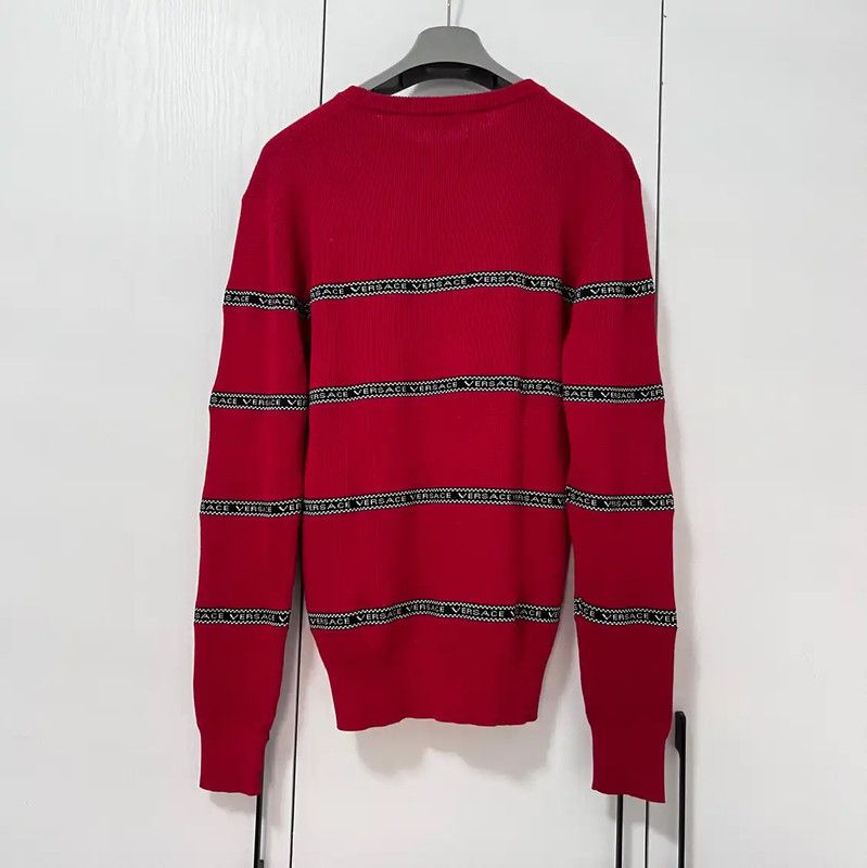 Versace Versace Long Sleeve Cotton Blend Sweater 0089 Size US XS / EU 42 / 0 - 7 Thumbnail