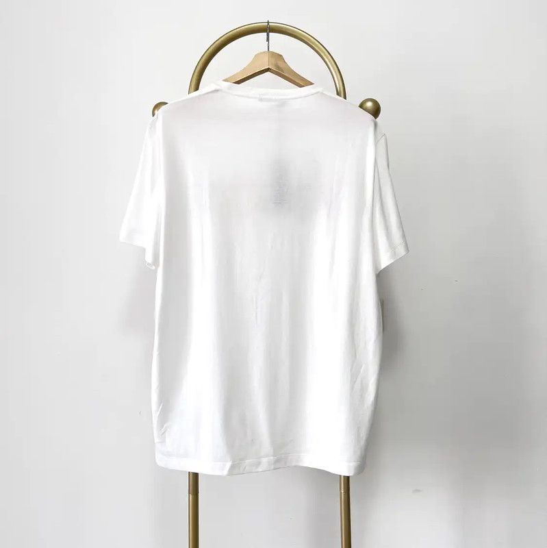 Versace Versace Summer Embroidered White Cotton T-Shirt 0089 Size US XL / EU 56 / 4 - 5 Thumbnail