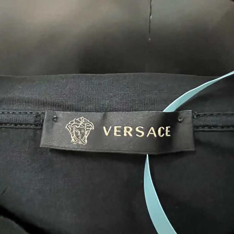 Versace Versace Summer Black Cotton Short Sleeve T-Shirt 0089 Size US S / EU 44-46 / 1 - 3 Thumbnail