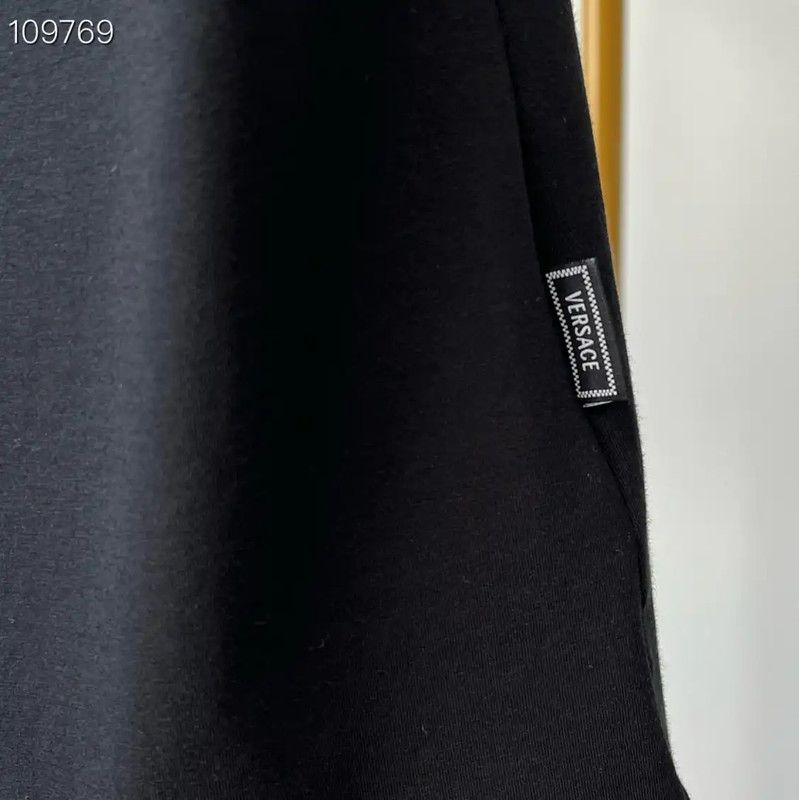 Versace Versace Black Cotton Embroidered Sleeveless Top 0089 Size US S / EU 44-46 / 1 - 4 Thumbnail