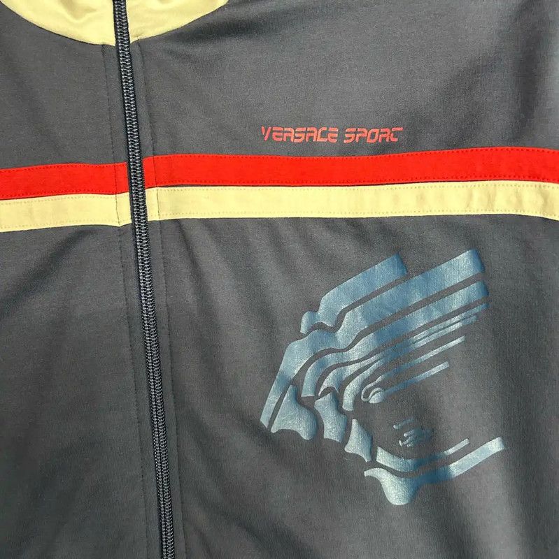 Versace Versace Sport Blue Long Sleeve Jacket 0089 Size US L / EU 52-54 / 3 - 3 Thumbnail