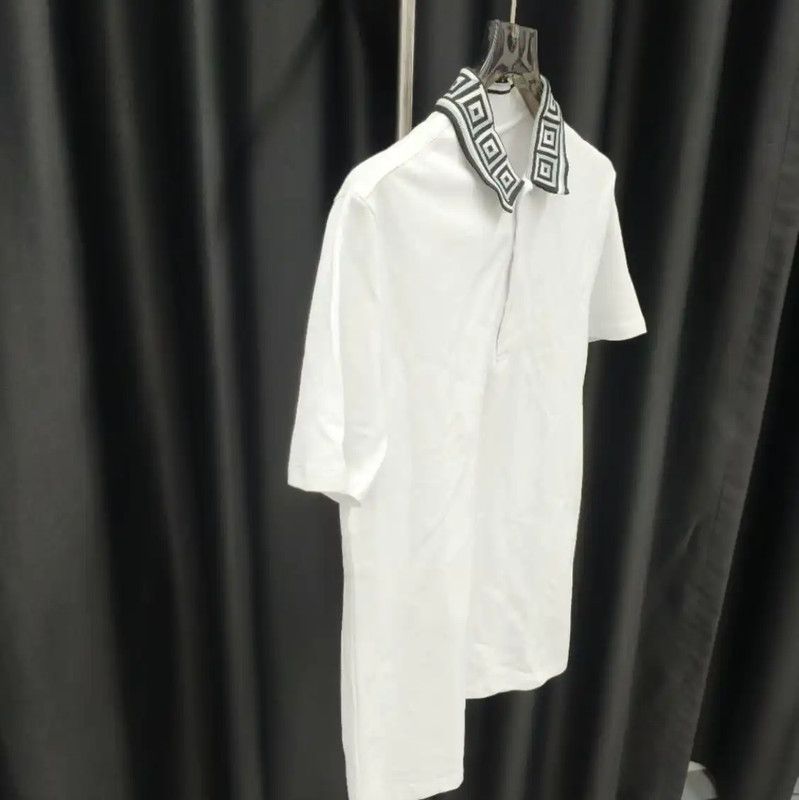 Versace Versace Short Sleeve White Cotton Polo Shirt 0089 Size US S / EU 44-46 / 1 - 3 Thumbnail