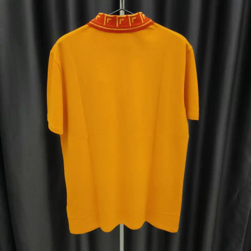 Versace Versace Orange Polo Shirt for Men 0089 Size US M / EU 48-50 / 2 - 2 Thumbnail