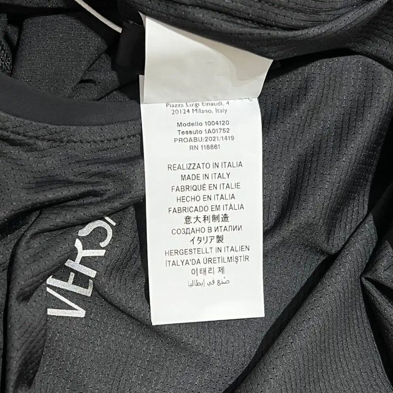 Versace Versace Black Logo Short Sleeve Tee 0089 Size US S / EU 44-46 / 1 - 8 Thumbnail