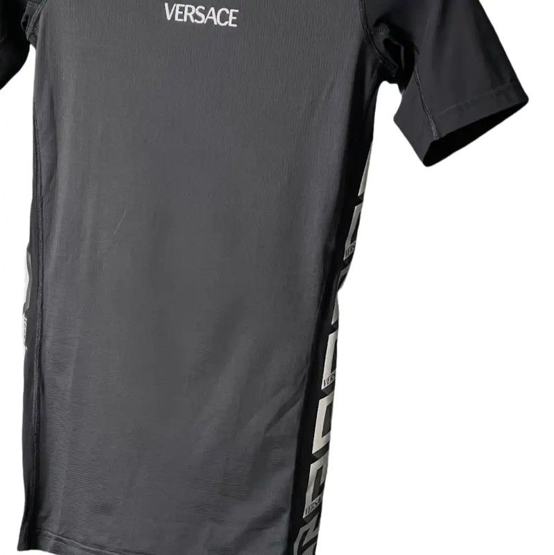 Versace Versace Black Logo Short Sleeve Tee 0089 Size US S / EU 44-46 / 1 - 6 Thumbnail