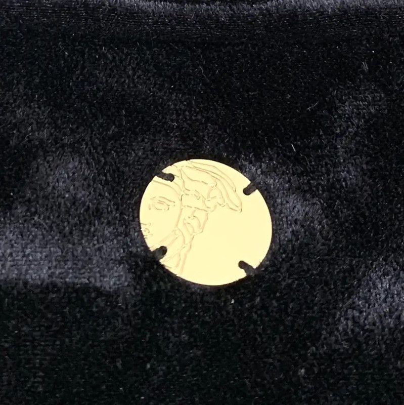 Versace Versace Black Men's Velvet Sweatshirt 0089 Size US S / EU 44-46 / 1 - 6 Thumbnail