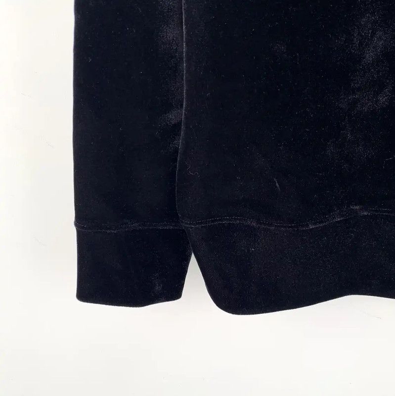 Versace Versace Black Men's Velvet Sweatshirt 0089 Size US S / EU 44-46 / 1 - 5 Thumbnail