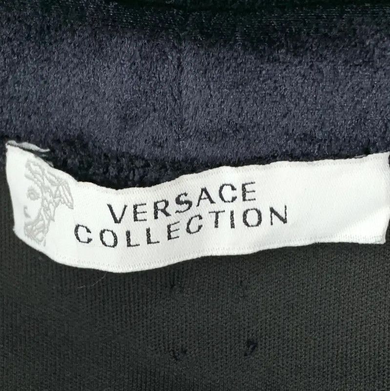 Versace Versace Black Men's Velvet Sweatshirt 0089 Size US S / EU 44-46 / 1 - 7 Thumbnail