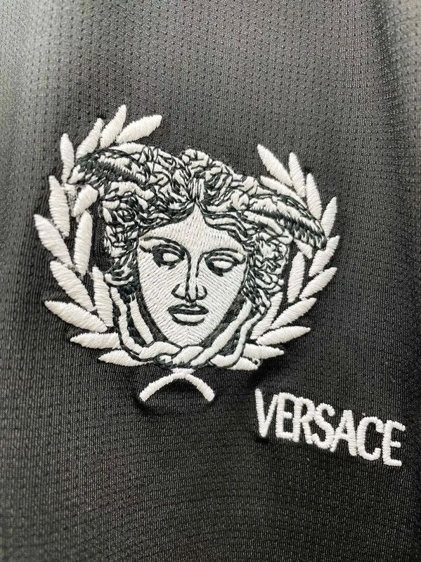 Versace Versace Black Cotton Men's T-Shirt 0089 Size US M / EU 48-50 / 2 - 3 Thumbnail