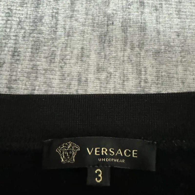 Versace Versace Black Embroidered Medusa Sweatshirt 0089 Size US M / EU 48-50 / 2 - 2 Thumbnail