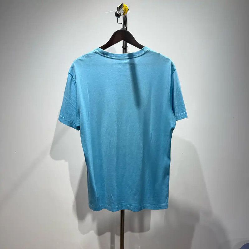 Versace Versace Men's Blue Graphic T-Shirt 0089 Size US L / EU 52-54 / 3 - 2 Thumbnail