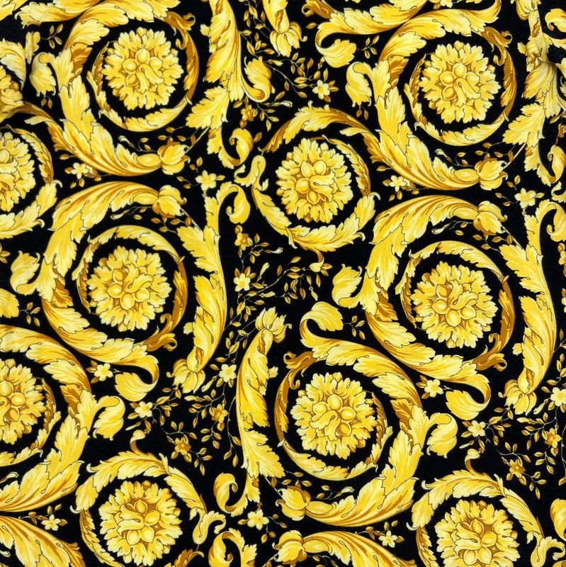 Versace Versace Gold Print Cotton Short Sleeve T-Shirt 0089 Size US XL / EU 56 / 4 - 7 Thumbnail