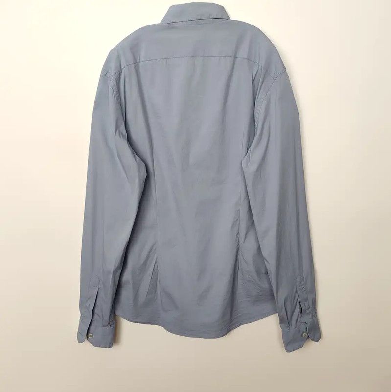 Versace Versace Men's Long Sleeve Blue Shirt 0089 Size US L / EU 52-54 / 3 - 2 Thumbnail