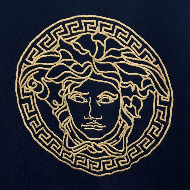 Versace Versace Black Cotton Long Sleeve Sweatshirt 0089 Size US M / EU 48-50 / 2 - 3 Thumbnail