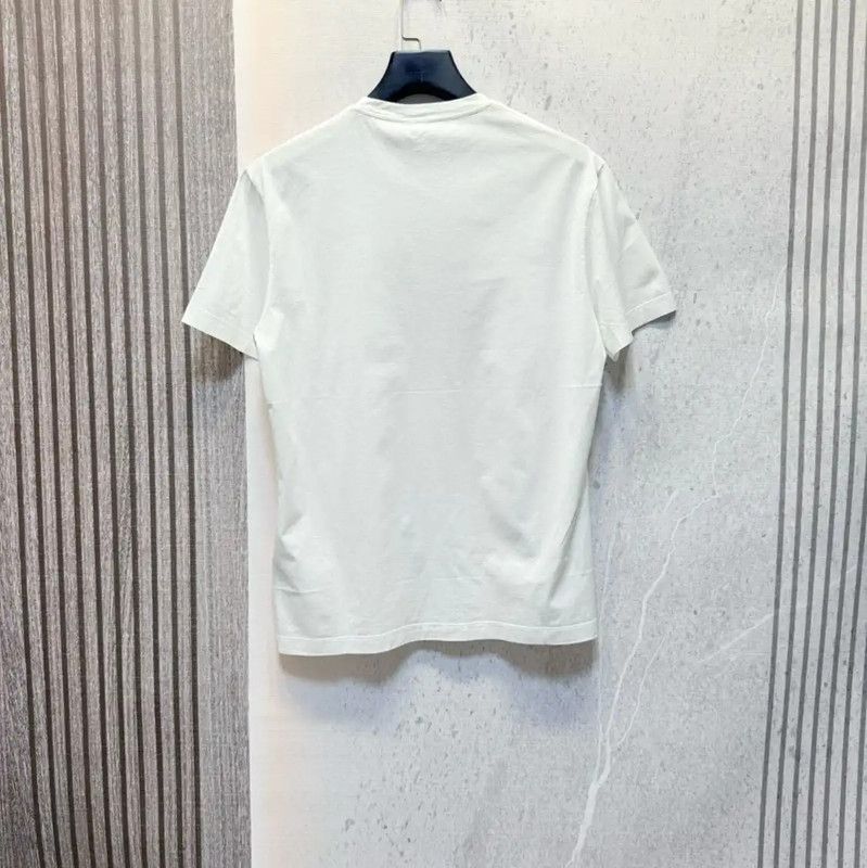 Versace Versace White Cotton Men's T-Shirt 0089 Size US L / EU 52-54 / 3 - 2 Thumbnail