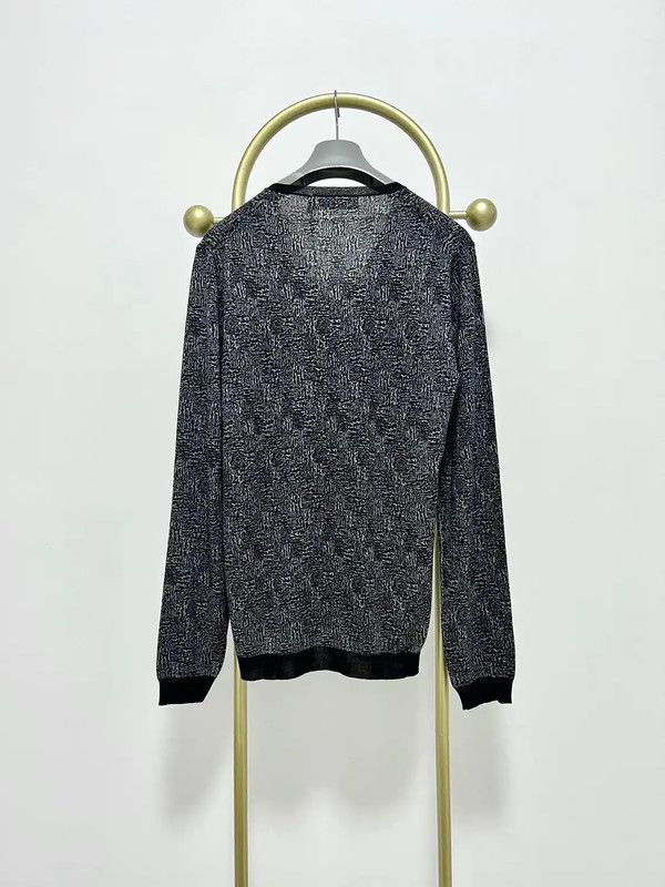 Versace Versace Multicolor Wool Long Sleeve Pullover Sweater 0089 Size US L / EU 52-54 / 3 - 4 Thumbnail