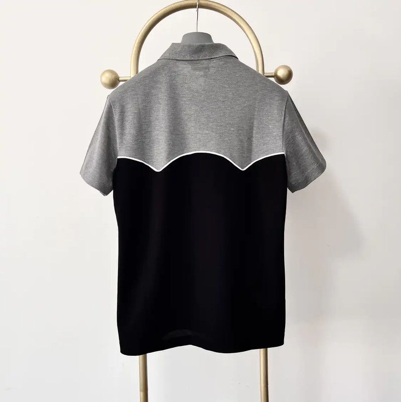 Versace Versace Men's Summer Colorblock Polo Shirt 0089 Size US M / EU 48-50 / 2 - 5 Thumbnail