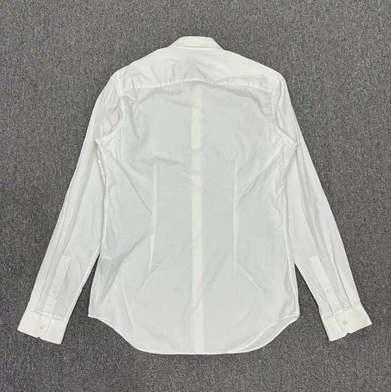 Versace Versace White Cotton Long Sleeve Shirt 0089 Size US L / EU 52-54 / 3 - 2 Thumbnail