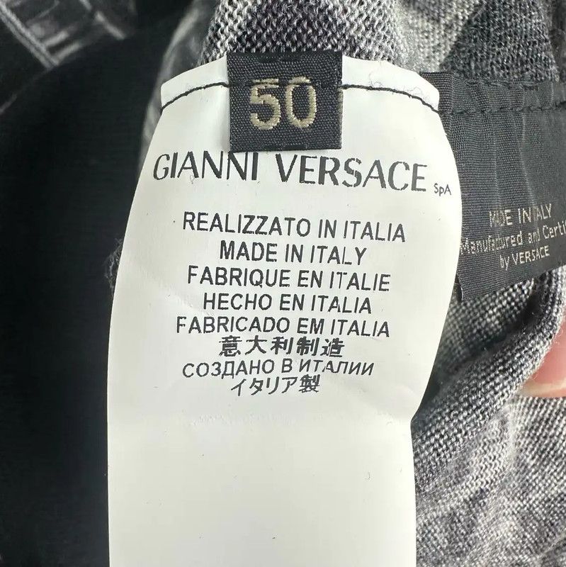 Versace Versace Black Wool Long Cardigan 0089 Size US M / EU 48-50 / 2 - 5 Thumbnail