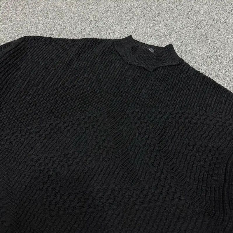 Versace Versace Black Cotton Men's Pullover Sweater 0089 Size US L / EU 52-54 / 3 - 3 Thumbnail