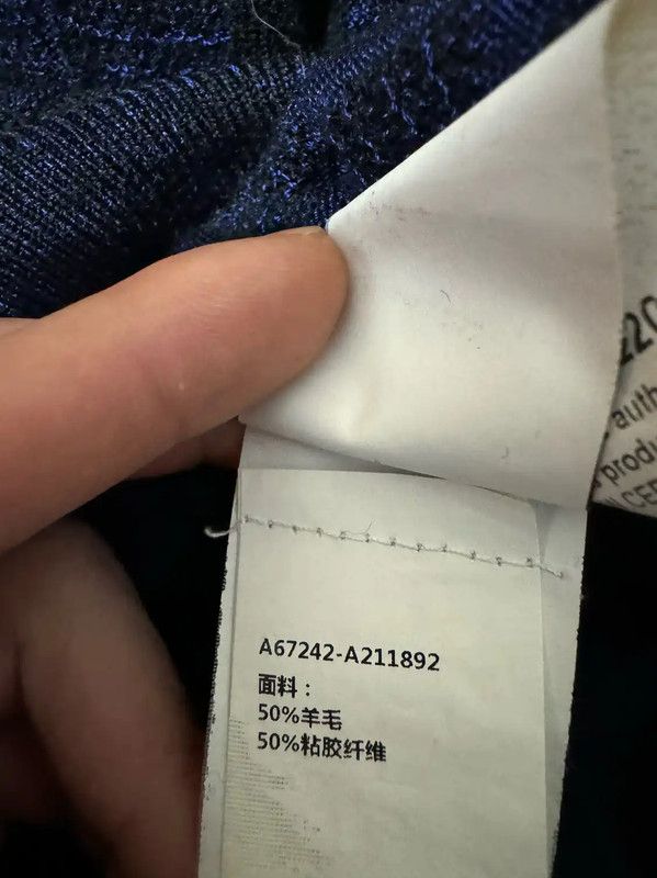 Versace Versace Blue Cotton Knit Sweater for Men 0089 Size US XL / EU 56 / 4 - 4 Thumbnail