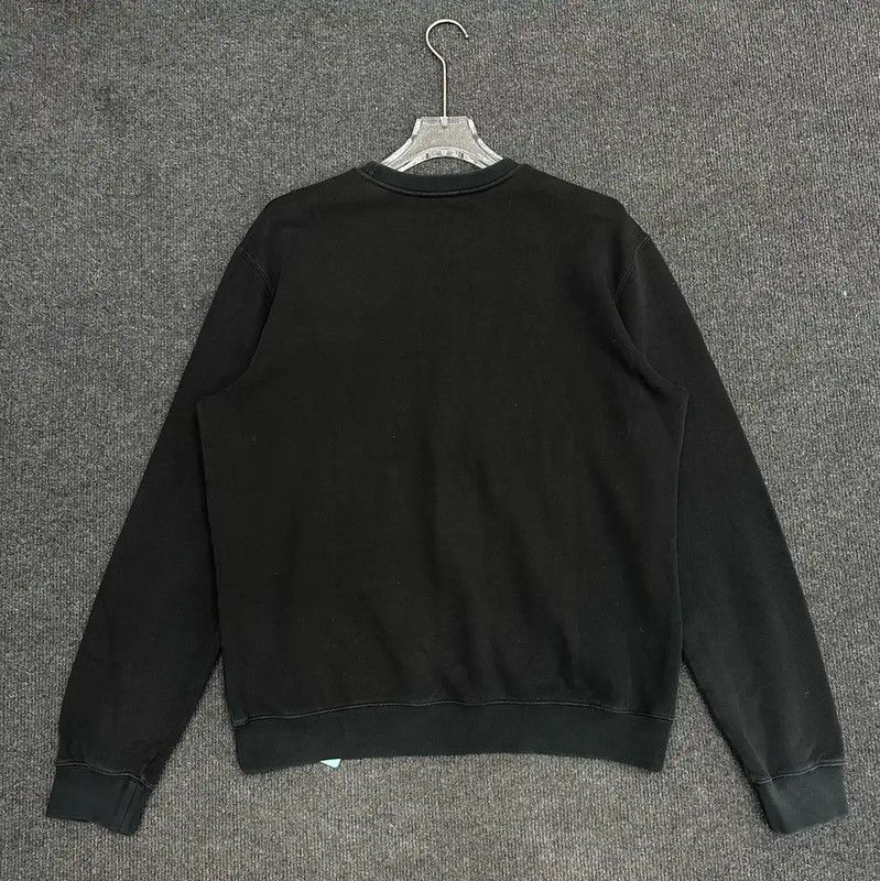 Versace Versace Black Cotton Graphic Long Sleeve Sweatshirt 0089 Size US XL / EU 56 / 4 - 2 Thumbnail