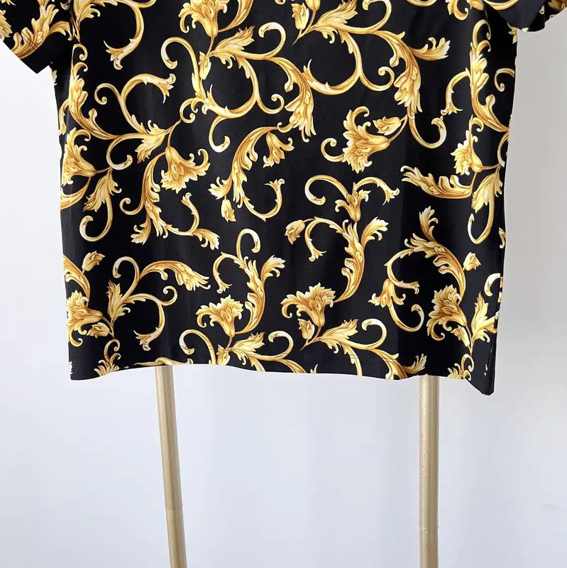 Versace Versace Multicolor Cotton Short Sleeve T-Shirt 0089 Size US L / EU 52-54 / 3 - 5 Thumbnail