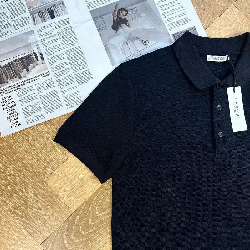 Versace Versace Black Men’s Polo Shirt M Size 0089 Size US M / EU 48-50 / 2 - 6 Thumbnail