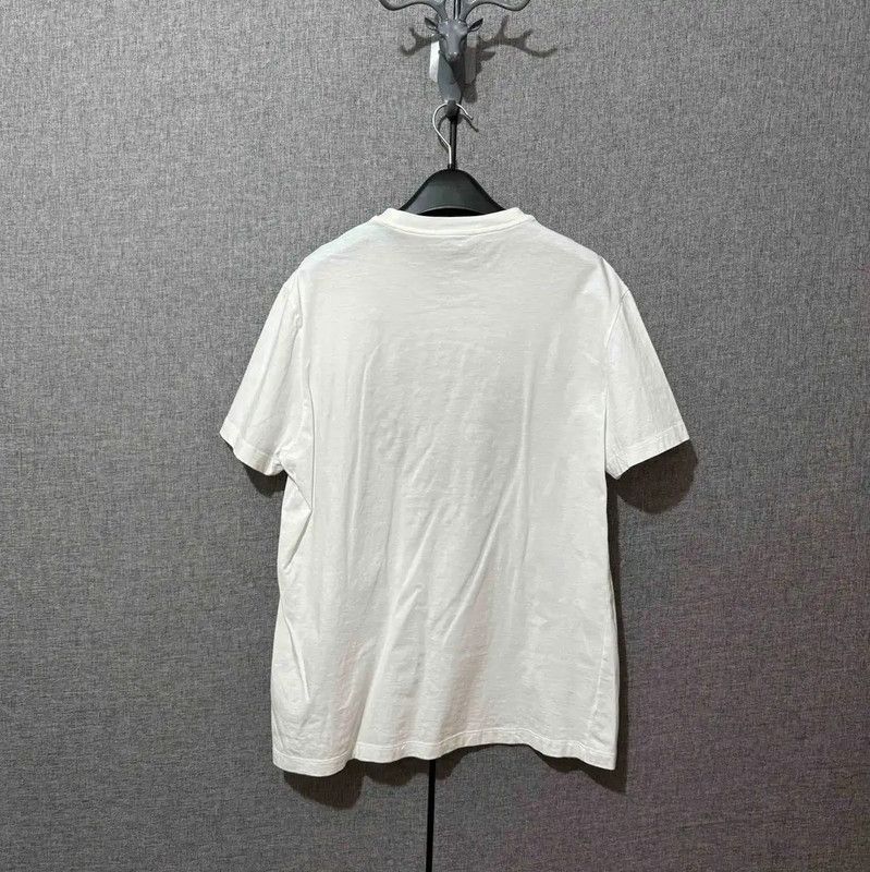 Versace Versace White Embroidered Logo T-Shirt Size L 0089 Size US L / EU 52-54 / 3 - 2 Thumbnail