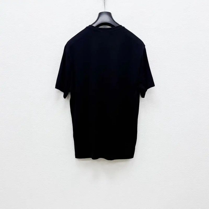 Versace Versace Black Printed Cotton T-Shirt 0089 Size US M / EU 48-50 / 2 - 5 Thumbnail