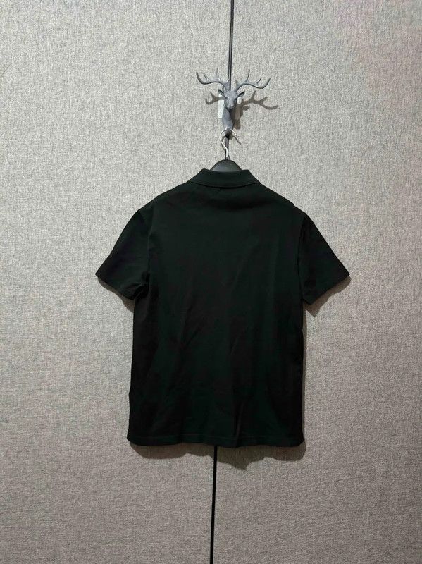 Versace Versace Black Cotton Embroidered Medusa Polo Shirt 0089 Size US S / EU 44-46 / 1 - 2 Thumbnail