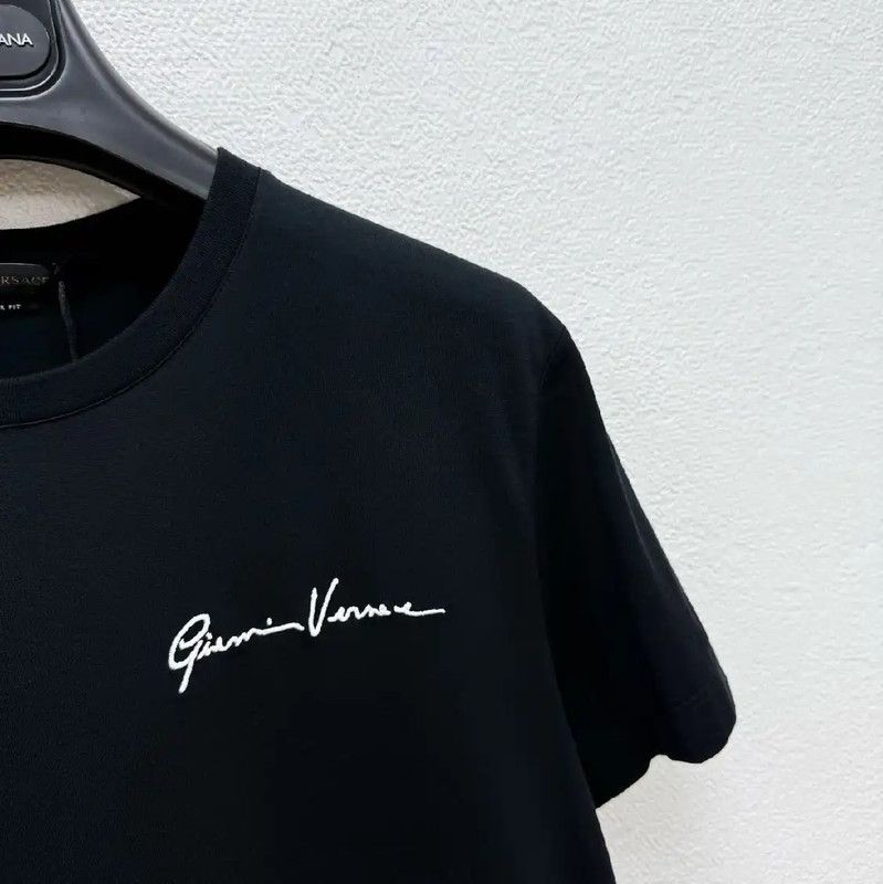 Versace Versace Black Cotton Short Sleeve T-Shirt 0089 Size US S / EU 44-46 / 1 - 3 Thumbnail
